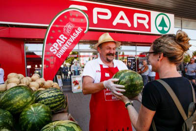 Idén is kiállt a magyar dinnye mellett a SPAR