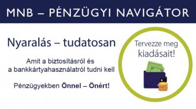 MNB pénzügyi navigátor: nyaralás – tudatosan