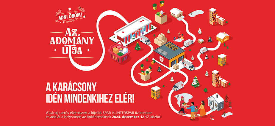 Adni Öröm! – nehéz sorsú embereknek gyűjtenek tartós élelmiszereket a SPAR-üzletekben