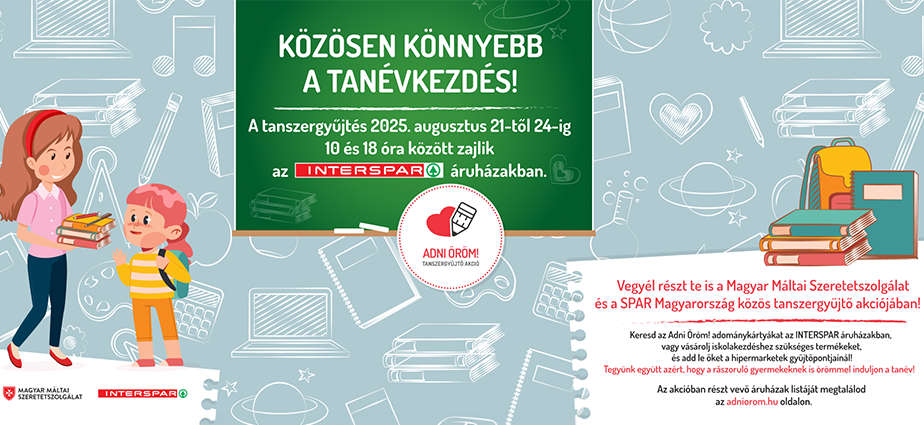 Adni Öröm! – Országos összefogás az iskolakezdéshez